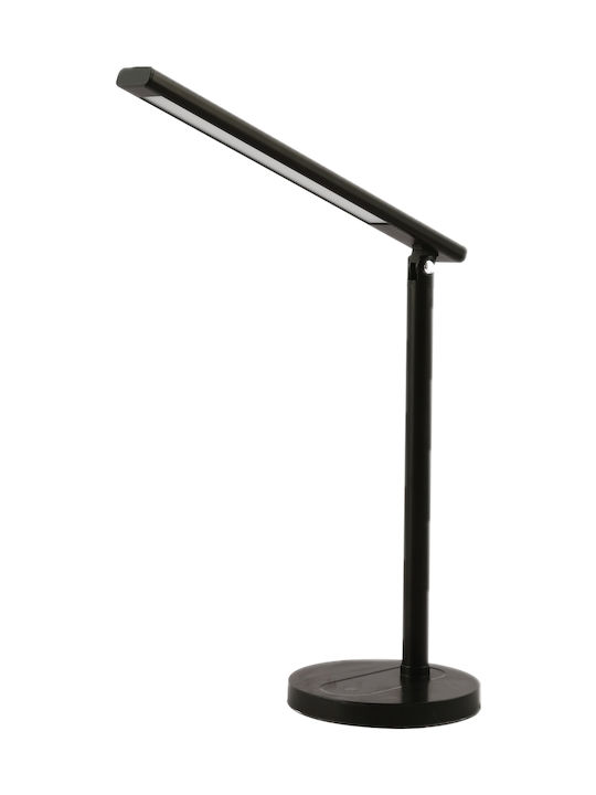VK/04239/B/C - Φωτιστικό γραφείου LED, 220-240V, 7W, 4000K, 600lm, CRI>80, IP20, 32x43cm, ντιμαριζόμενο, μαύρο 58610-118728